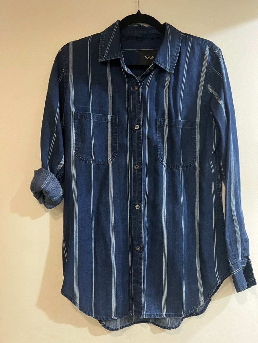 Rails Blue Striped Button-Down Shirt